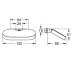 Grohe Selection Toilet Roll Holder With Cover - Warm Sunset (41069DA0) - thumbnail image 3