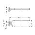 Grohe Selection Towel Holder - Non Pivotable - Brushed Cool Sunrise (41059GN0) - thumbnail image 3