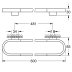 Grohe Selection Towel Rail - 600mm- Brushed Hard Graphite (41056AL0) - thumbnail image 3