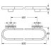 Grohe Selection Towel Rail - 600mm - Polished Nickel (41056BE0) - thumbnail image 3