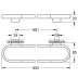Grohe Selection Towel Rail - 800mm - Brushed Cool Sunrise (41058GN0) - thumbnail image 3