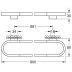 Grohe Selection Towel Rail - 800mm - Brushed Warm Sunset (41058DL0) - thumbnail image 3