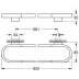 Grohe Selection Towel Rail - 800mm - Cool Sunrise (41058GL0) - thumbnail image 3