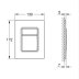 Grohe Skate Cosmopolitan S Flush Plate - Chrome (37535000) - thumbnail image 3