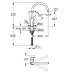 Grohe Quickfix Start Edge Single Lever Sink Mixer Tap - Chrome (30529001) - thumbnail image 3