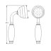 Hudson Reed Large Traditional Shower Head - White/Chrome (A3150G) - thumbnail image 3