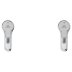 Ideal Standard Calista basin pillar taps (B1146AA) - thumbnail image 3