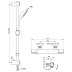 Ideal Standard  Ceratherm T25 exposed thermostatic shower mixer pack with idealrain S3 3 function ø (A7205AA) - thumbnail image 3