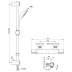 Ideal Standard  Ceratherm T25 exposed thermostatic shower mixer pack with idealrain S3 3 function ø (A7205AA) - thumbnail image 3