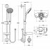 Ideal Standard CTV thermostatic shower valve and kit (A5783AA) - thumbnail image 3