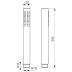 Ideal Standard Idealrain single function square stick handspray (BD320AA) - thumbnail image 3