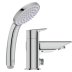 Ideal Standard Tesi two hole dual control bath shower mixer with shower set (A6591AA) - thumbnail image 3