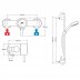 Mira Element MK2 EV Thermostatic Mixer Shower - Chrome post Feb 2018 (1.1910.001) - thumbnail image 3