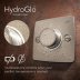 Mira Evoco Dual Outlet Thermostatic Mixer Shower & Bath Fill (With HydroGlo) - Brushed Nickel (1.1967.008) - thumbnail image 3