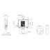 Mira Platinum digital mixer unit and wireless controller - high pressure (1.1666.003) - thumbnail image 3