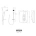 Mira Elite ST - Satin/chrome - 9.8kW (1674.001) - thumbnail image 3