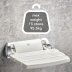 Mira Shower Seat White and Chrome (2.1536.129) - thumbnail image 3