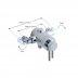 MX Options Concentric Petite Exposed Thermostatic Mixer Shower & Rail Kit (HNI) - thumbnail image 3