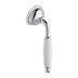 MX Traditional single spray shower head - white/chrome (RPF) - thumbnail image 3