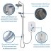Triton Danzi DuElec Dual Electric Shower 10.5kW - White (GEDADU11) - thumbnail image 3