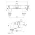Triton Dene Type 2 Bath Mixer Shower with Shower Kit - Chrome (TTDTBSMR) - thumbnail image 3