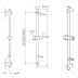 Triton Pro-Fit Shower Riser Rail - Chrome (TSKPROFITCH) - thumbnail image 3