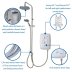 Triton T80Z Fast-Fit DuElec Dual Electric Shower 10.5kW - White (GEFFDU11) - thumbnail image 3