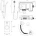 Aqualisa Visage Q Smart Shower Concealed with Adj Head and Bath Fill - HP/Combi (VSQ.A1.BV.DVBTX.23) - thumbnail image 3