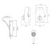 Aqualisa Aquastream power shower - white (813.40.20) - thumbnail image 4