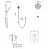 Aqualisa Dream concealed mixer shower with adjustable head (DRM001CA) - thumbnail image 4