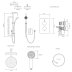 Aqualisa Dream Round Thermostatic Mixer Shower with Adjustable and Wall Fixed Heads - Chrome (DRMDCV2.ADFW.RND) - thumbnail image 4