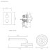 Aqualisa Dream Round Thermostatic Mixer Single Outlet with Wall Head - Chrome (DRMDCV1.FW.RND) - thumbnail image 4