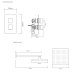Aqualisa Dream Square Thermostatic Mixer Shower with Wall Fixed Head - Chrome (DRMDCV1.FW.SQR) - thumbnail image 4