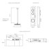 Aqualisa iSystem concealed digital shower with ceiling fixed shower head - gravity pumped (ISD.A2.BFC.21) - thumbnail image 4