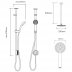 Aqualisa Quartz exposed digital shower with adjustable & fixed ceiling shower heads - Gravity pumped (QZD.A2.EV.DVFC.18) - thumbnail image 4