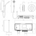 Aqualisa Unity Q Smart Shower Concealed with Adj and Ceiling Fixed Head - Gravity Pumped (UTQ.A2.BV.DVFC.23) - thumbnail image 4
