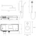Aqualisa Visage Q Smart Shower Concealed with Adj and Wall Fixed Head - Gravity Pumped (VSQ.A2.BV.DVFW.23) - thumbnail image 4