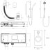 Aqualisa Visage Q Smart Shower Concealed with Adj Head and Bath Fill - Gravity Pumped (VSQ.A2.BV.DVBTX.23) - thumbnail image 4