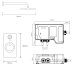 Aqualisa Visage Q Smart Shower Concealed with Fixed Head - HP/Combi (VSQ.A1.BR.23) - thumbnail image 4