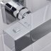 Bristan Qubo Dual Thermostatic Bar Mixer Shower With Rigid Riser - Chrome (QB SHXDIVCTFF C) - thumbnail image 4