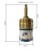 Crosswater flow/diverter cartridge (X2A044N-1) - thumbnail image 4