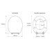 Croydex Black Quartz Flexi-Fix Toilet Seat (WL601821H) - thumbnail image 4