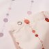 Croydex Dotty Textile Shower Curtain - Cream/Brown (AF285820) - thumbnail image 4