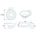 Croydex Flexi-Fix Epsom Black Soap Dish and Holder (QM481921) - thumbnail image 4