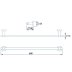 Croydex Flexi-Fix Epsom Black Towel Rail (QM482721) - thumbnail image 4