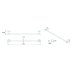 Croydex Flexi-Fix Romsey Towel Rail - Chrome (QM742741) - thumbnail image 4