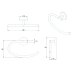Croydex Hampstead Towel Ring - Chrome (QM641541) - thumbnail image 4