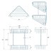 Croydex Large Two Tier Corner Basket - Chrome (QM263841) - thumbnail image 4