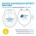 Croydex Solid Wood Toilet Seat - Mahogony (WL515241) - thumbnail image 4