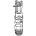 Geberit Kappa15 dual flush valve with basket (240.637.00.1) - thumbnail image 4